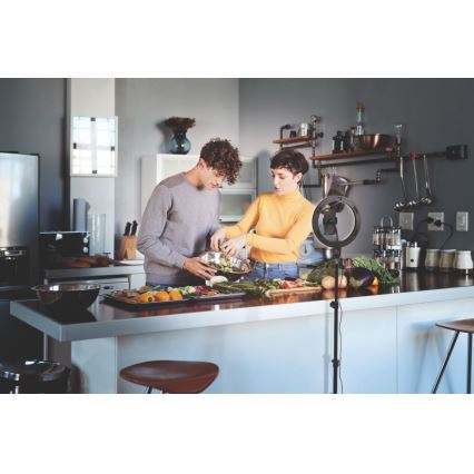 Osram - dimmelhető LED-lámpa állvánnyal és tartóval vlogoláshoz LED/6W/USB 210 mAh