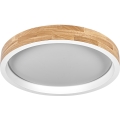 Osram - LED Fényerőszabályozható mennyezeti lámpatest MARIANO LED/24W/230V átm. 41 cm tölgy/fehér