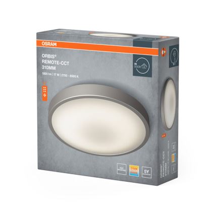 Osram - LED dimmelhető mennyezeti lámpatest ORBIS LED/17W/230V 2700-6500 K átm. 31 cm + távirányítóval