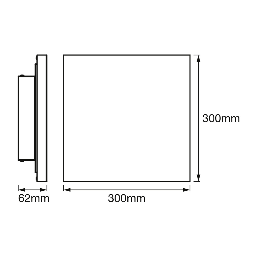 Osram - LED dimmelhető mennyezeti lámpatest SMART+ FRAMELESS LED/20W/230V 3000-6500K 30x30 cm Wi-Fi