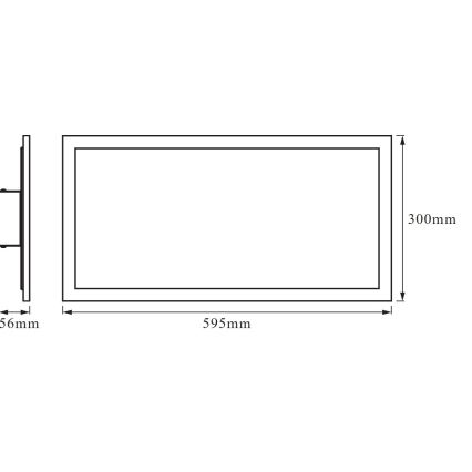 Osram - LED dimmelhető mennyezeti lámpa SMART+ PLANON LED/22W/230V 60x30 cm 3000-6500K Wi-Fi