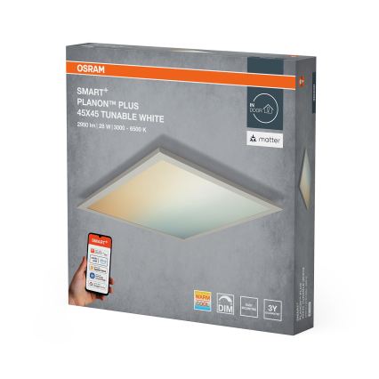 Osram - LED dimmelhető mennyezeti lámpatest SMART+ PLANON LED/28W/230V 45x45 cm 3000-6500K Wi-Fi