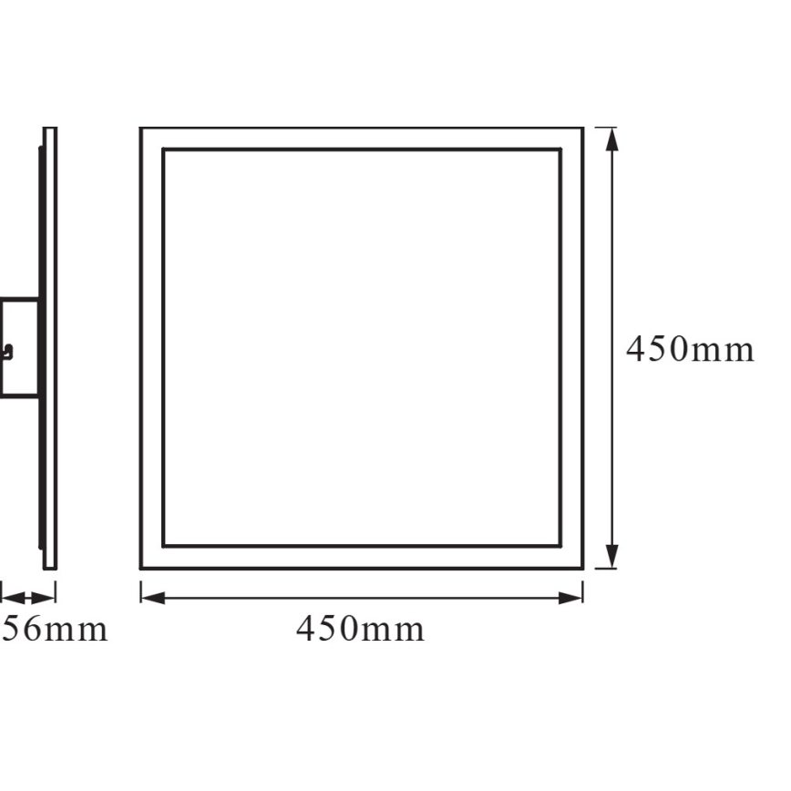 Osram - LED dimmelhető mennyezeti lámpatest SMART+ PLANON LED/28W/230V 45x45 cm 3000-6500K Wi-Fi