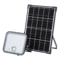 Osram - LED, fényerőszabályozható napelemes reflektor érzékelővel ENDURA LED/30W/6,4V 4000K IP65 fekete + távirányító
