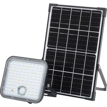 Osram - LED, fényerőszabályozható napelemes reflektor érzékelővel ENDURA LED/30W/6,4V 4000K IP65 fekete + távirányító