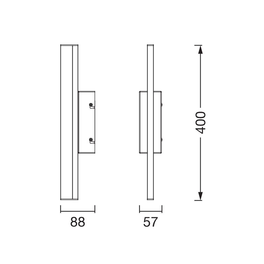 Osram - LED dimmelhető tükörvilágítás ORBIS MIRROR LED/6,8W/230V 40 cm 3000/4000K IP44 fehér