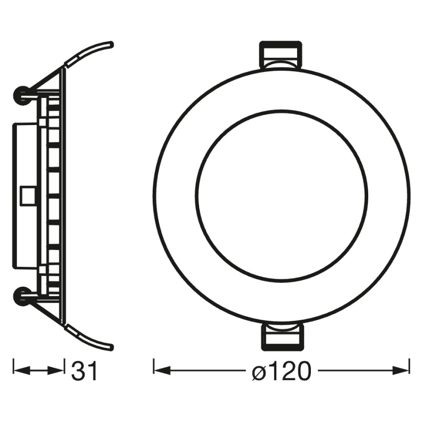 Osram - LED dimmelhető beépíthető lámpatest SMART+ DOWNLIGHT LED/8W/230V 3000-6500K Wi-Fi