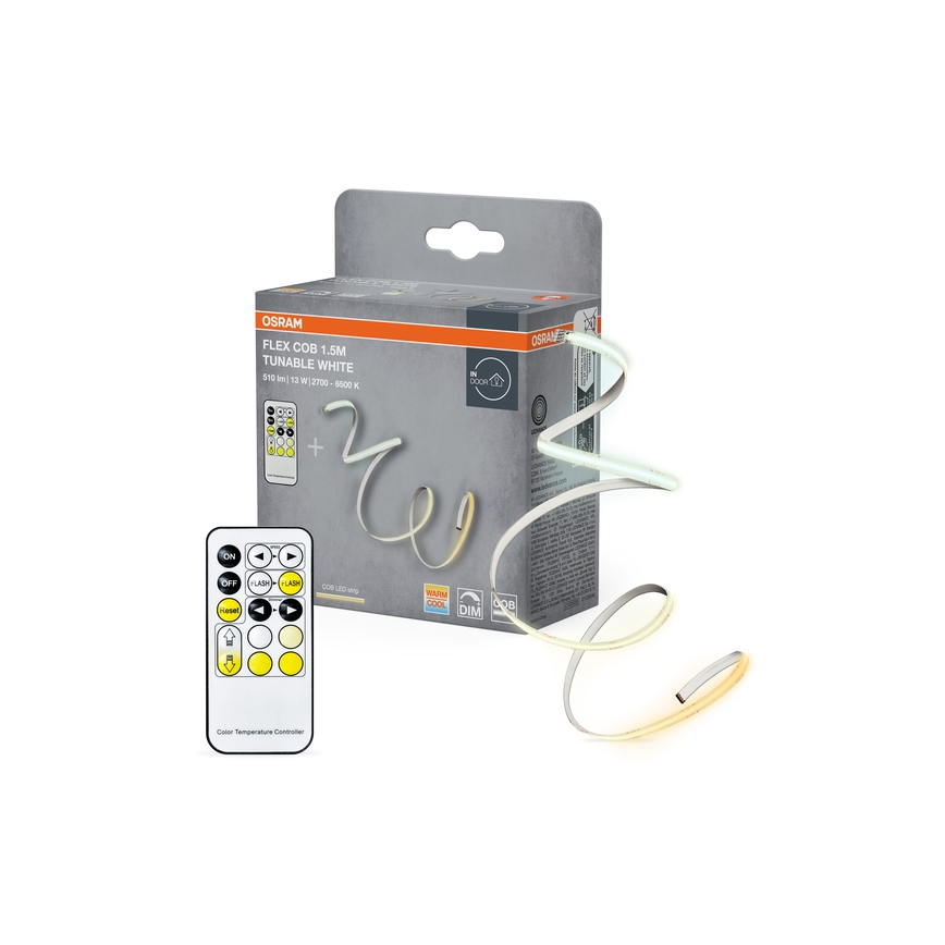 Osram - LED dimmelhető szalag FLEX COB 1,5m LED/13W/230V 2700-6500K + távirányító