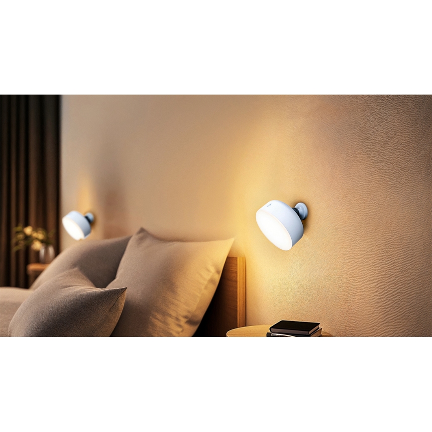 Osram - LED fényerőszabályozható újratölthető asztali lámpa 3 az 1-ben DECOR HELPER LED/1,8W/5V fehér