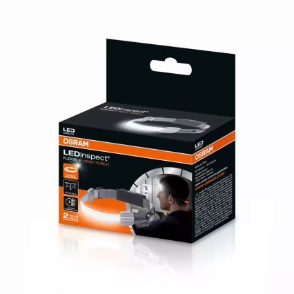 Osram - LED fényerőszabályozható újratölthető fejlámpa LEDINSPECT LED/3W/3,7V IP42 1000 mAh