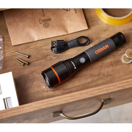 Osram - LED fényerőszabályozható újratölthető zseblámpa LEDINSPECT PRO TORCH 1200 LED/13W/3,6V 4000 mAh IP44