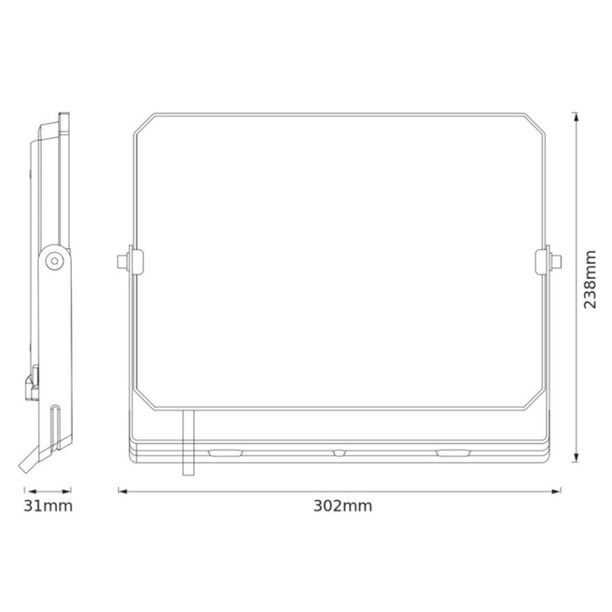 Osram - LED fényvető FLOODLIGHT LED/100W/230V 3000K IP65