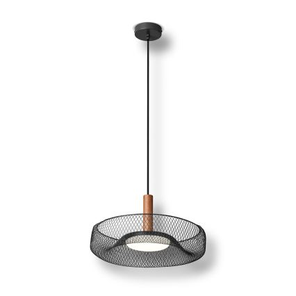 Osram - LED függeszték kábelen DECOR MESH LED/18,5W/230V átmérő 40 cm fekete/kaucsukfa