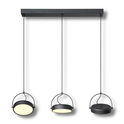 Osram - LED függeszték kábellel DECOR PUCK 3xLED/12W/230V CRI 90 fekete