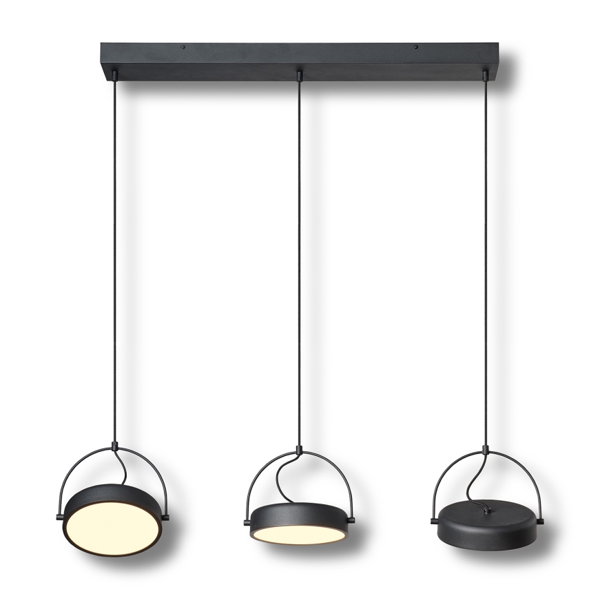 Osram - LED függeszték kábellel DECOR PUCK 3xLED/12W/230V CRI 90 fekete