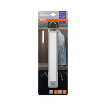 Osram - LED függesztett irányjelző lámpatest mozgásérzékelővel MOBILE LED/2,35W/5V 1000 mAh fehér