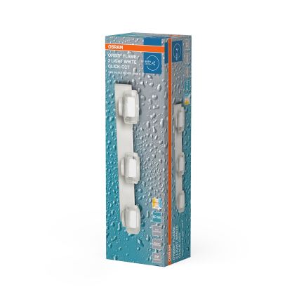 Osram - LED fürdőszobai fali lámpatest ORBIS FLAME 3xLED/5,5W/230V 3000/4000K IP44 fehér