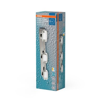 Osram - LED fürdőszobai falilámpa ORBIS FLAME 3xLED/5,5W/230V 3000/4000K IP44 fényes króm