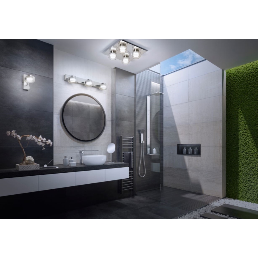 Osram - LED fürdőszobai fali lámpatest ORBIS FLAME 2xLED/5,5W/230V 3000/4000K IP44 fényes króm