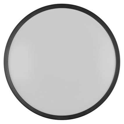 Osram - DISC LED fürdőszobai mennyezeti lámpatest, 18 W, 230 V, 3000/4000 K (meleg-/semlegesfehér), Ø 30 cm, IP44, fekete