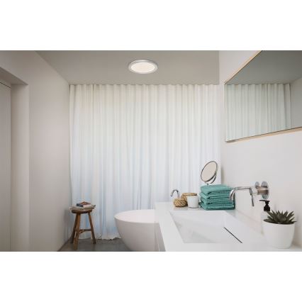 Osram - LED-es fürdőszobai mennyezeti lámpatest ORBIS DISC LED/22W/230V 3000/4000K Ø 30 cm IP44 matt króm