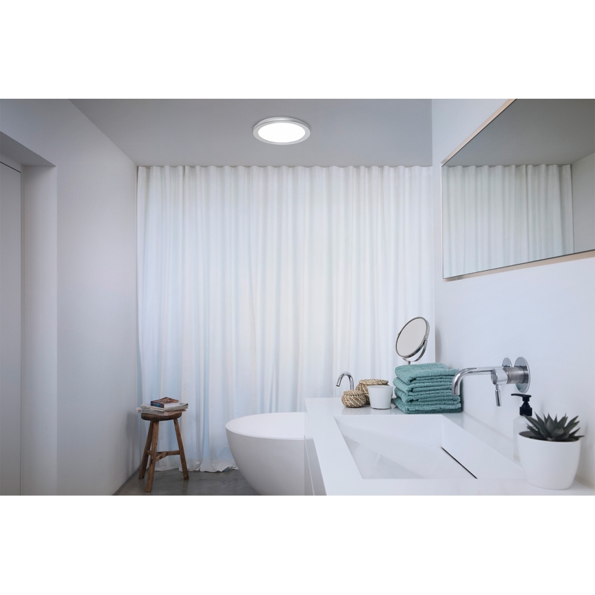 Osram - LED-es fürdőszobai mennyezeti lámpatest ORBIS DISC LED/22W/230V 3000/4000K Ø 30 cm IP44 matt króm