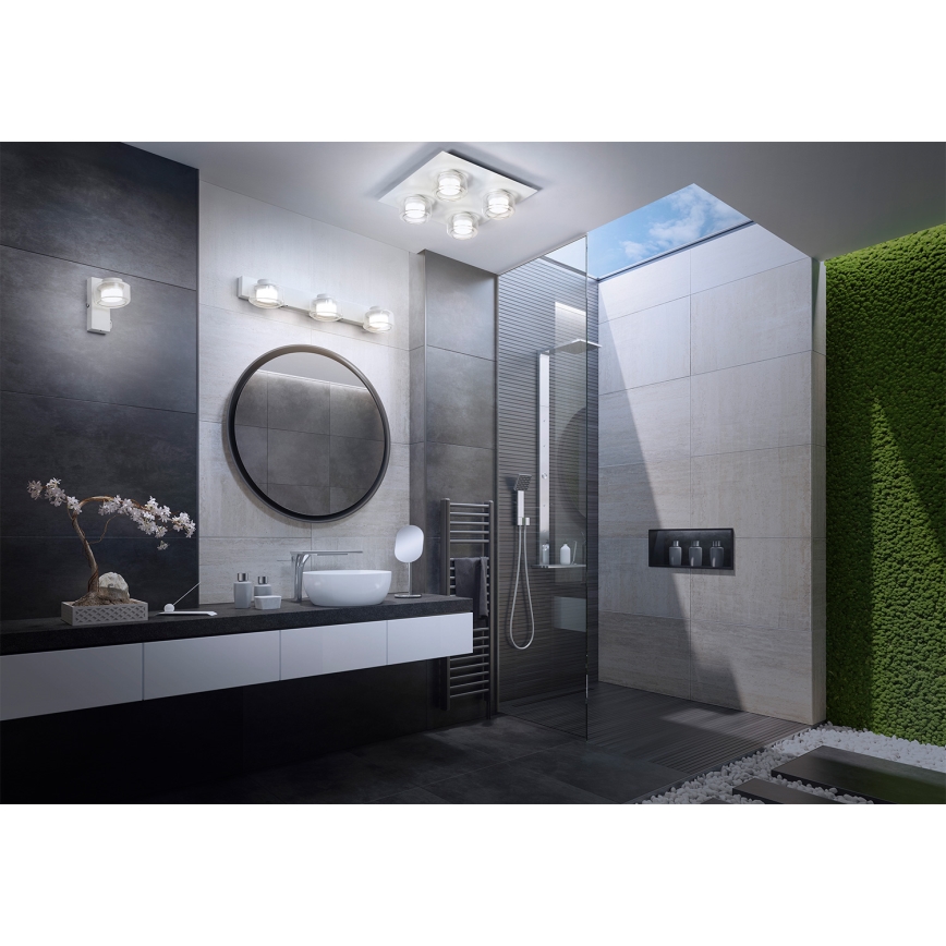 Osram - LED fürdőszobai mennyezeti lámpatest ORBIS FLAME 4xLED/5,5W/230V 3000/4000K IP44 fehér