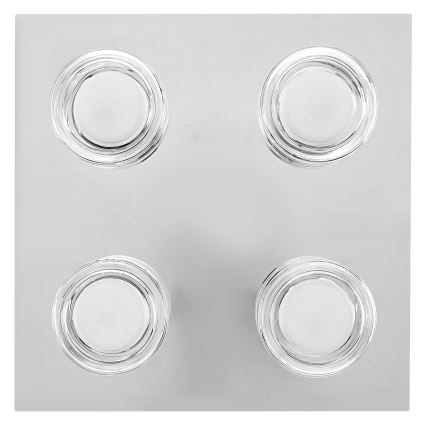 Osram - LED fürdőszobai mennyezeti lámpatest ORBIS FLAME 4xLED/5,5W/230V 3000/4000K IP44 fényes króm
