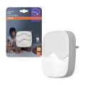 Osram - LED konnektoros éjszakai lámpa alkonyérzékelővel LUNETTA LED/0,5W/230V