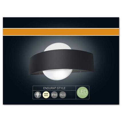 Osram - LED Kültéri fali lámpa ENDURA LED/11W/230V IP44 fekete
