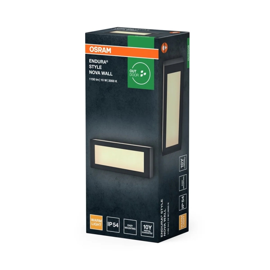 Osram - LED kültéri fali lámpatest ENDURA STYLE LED/10W/230V IP54 antracit