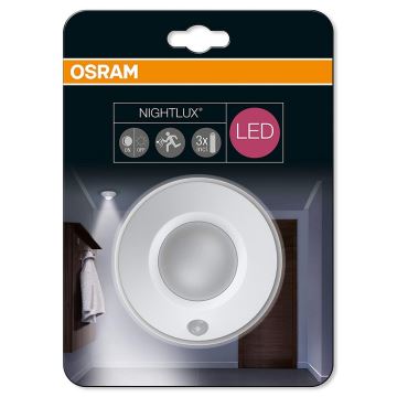 Osram - LED Kültéri szenzoros fali lámpa NIGHTLUX LED/1,7W/3xAAA IP54