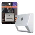 Osram - LED lépcsővilágító lámpa érzékelővel NIGHTLUX LED/0,25W/3xAAA IP54 fehér