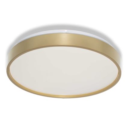 Osram - CEILING LUXO LED mennyezeti lámpa alkonyatérzékelővel, 18 W / 230 V, Ø 32 cm, arany
