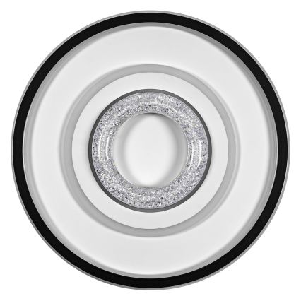 Osram - LED mennyezeti lámpatest ORBIS CRISTALLY LED/50W/230V 2700/4000/6000K átm. 43 cm fehér/fekete