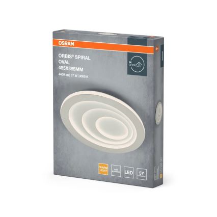 Osram - LED mennyezeti lámpa ORBIS SPIRAL LED/37W/230V fehér