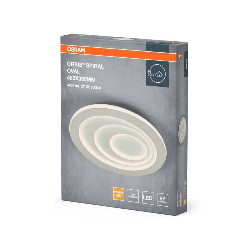 Osram - LED mennyezeti lámpa ORBIS SPIRAL LED/37W/230V fehér