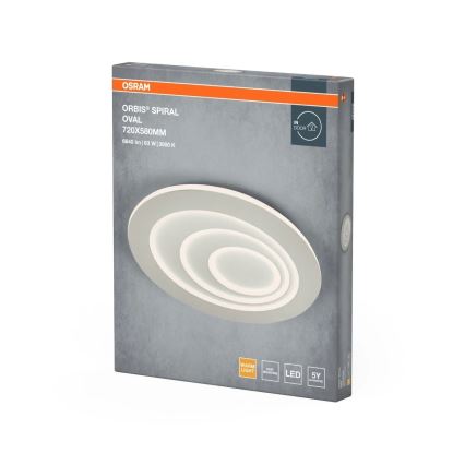 Osram - LED mennyezeti lámpa ORBIS SPIRAL LED/63W/230V fehér