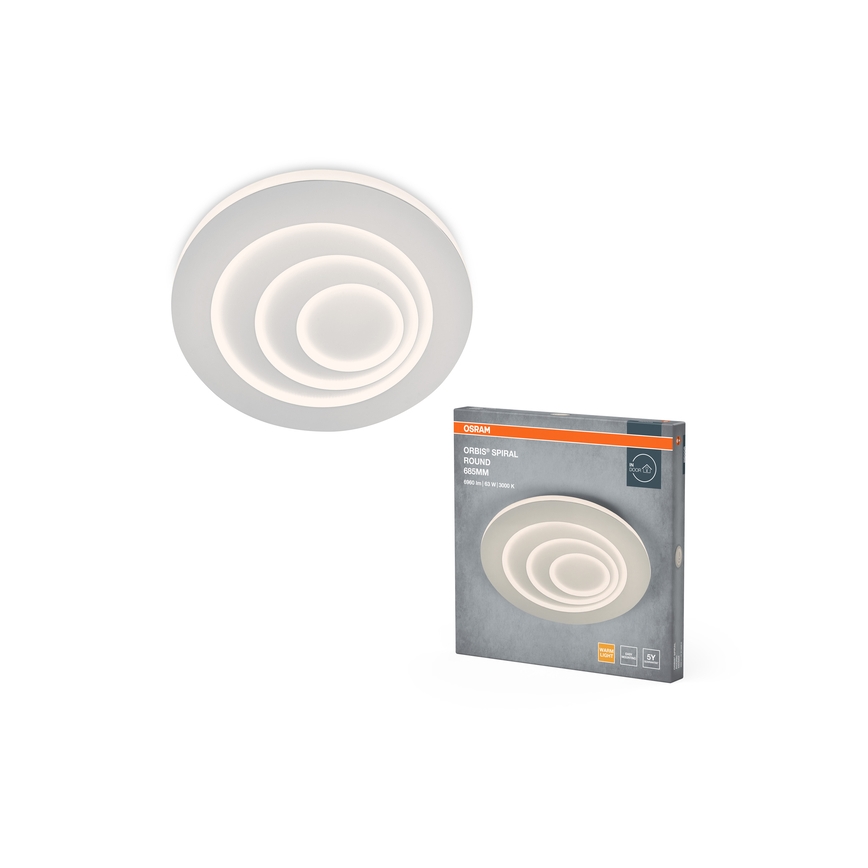 Osram - LED mennyezeti lámpa ORBIS SPIRAL LED/63W/230V Ø 68,5 cm