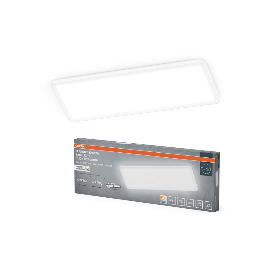Osram - LED mennyezeti lámpa PLANON EASYFIX LED/24W/230V 2800/4000/6000K IP54 fehér