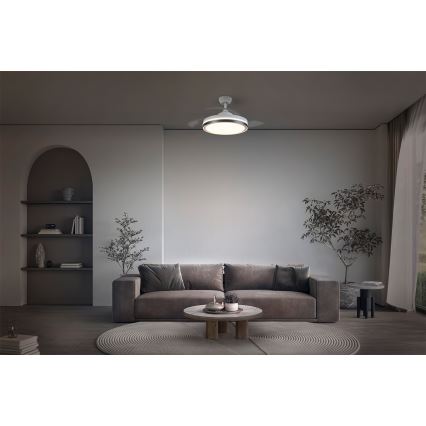 Osram - LED mennyezeti lámpa ventilátorral CEILING FAN LED/66W/230V 3000/4000/6500K fehér + távirányító