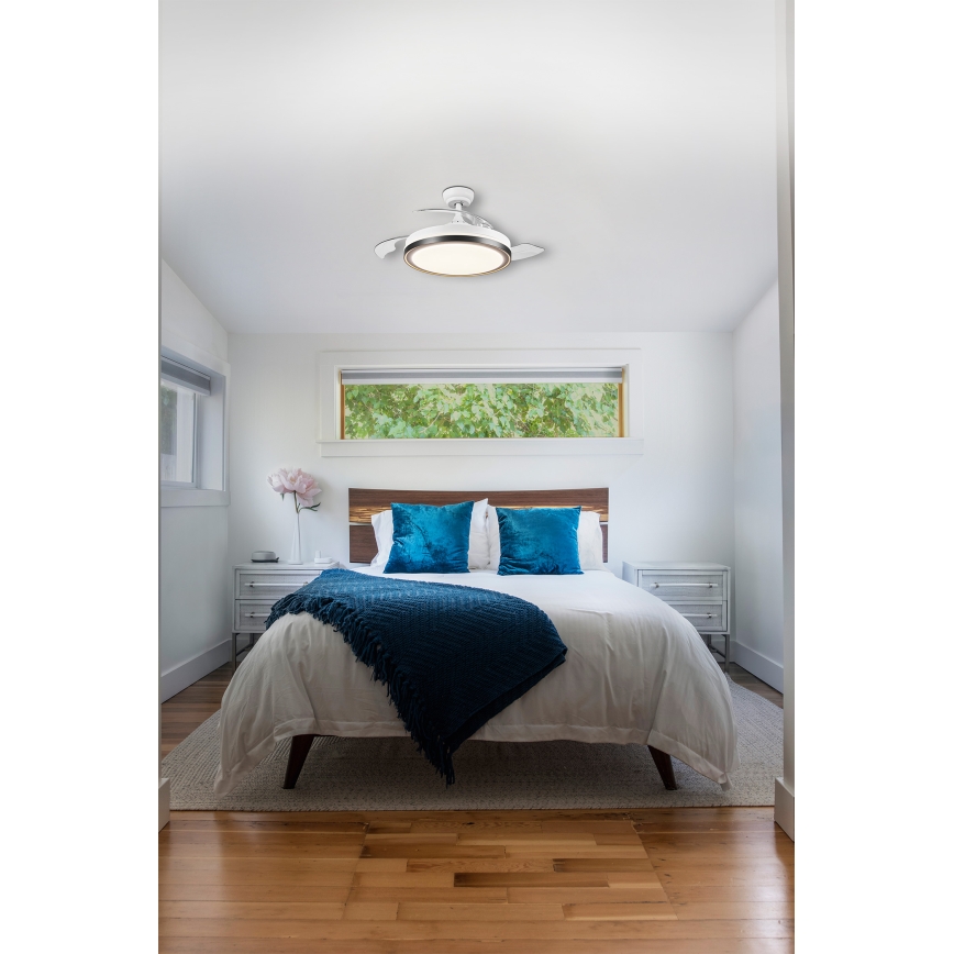 Osram - LED mennyezeti lámpa ventilátorral CEILING FAN LED/66W/230V 3000/4000/6500K fehér + távirányító