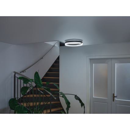 Osram - LED mennyezeti lámpa DECOR CIRCLE LED/25W/230V 3000/4000/6500K átm. 40 cm fekete/fehér