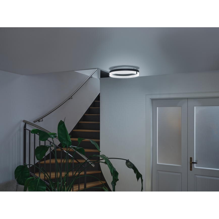 Osram - LED mennyezeti lámpa DECOR CIRCLE LED/25W/230V 3000/4000/6500K átm. 40 cm fekete/fehér