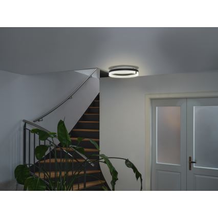 Osram - LED mennyezeti lámpa DECOR CIRCLE LED/25W/230V 3000/4000/6500K átm. 40 cm fekete/fehér