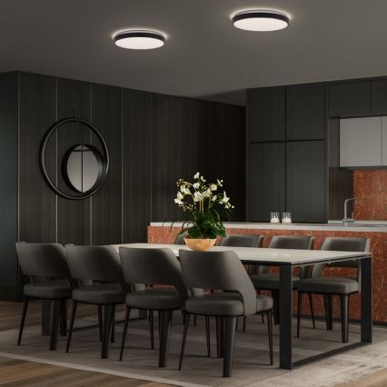 Osram - LED mennyezeti lámpatest ORBIS LONDON LED/16W/230V Ø 28 cm fekete