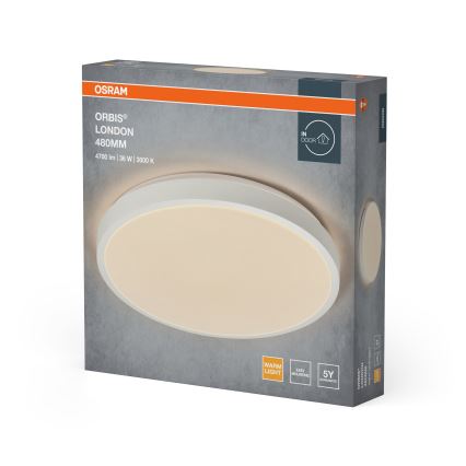 Osram - LED mennyezeti lámpatest ORBIS LONDON LED/36W/230V átm. 48 cm fehér