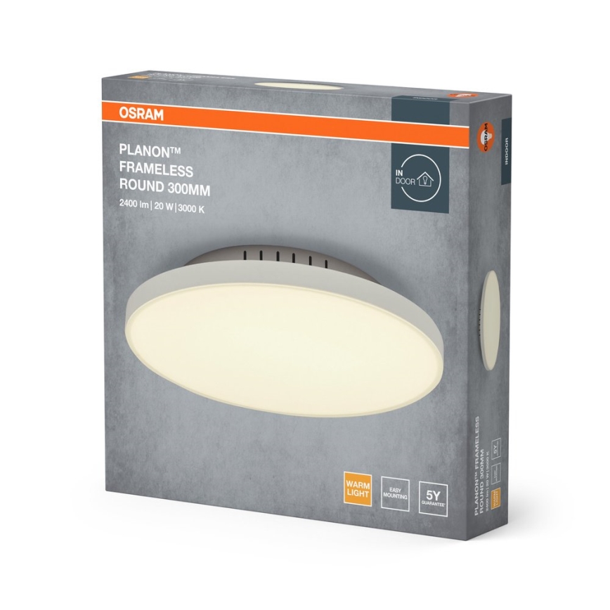 Osram - LED mennyezeti lámpatest PLANON LED/20W/230V 3000K átm. 30 cm fehér