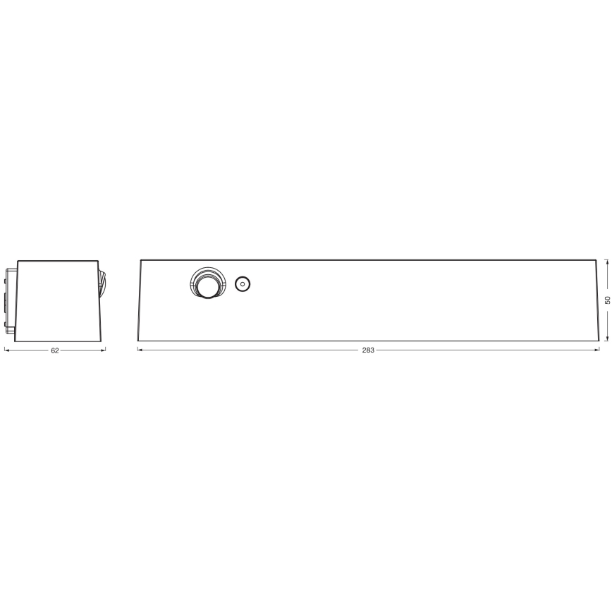 Osram - LED napelemes fali lámpa érzékelővel ENDURA STYLE LED/12,4W/4,2V 2000 mAh IP54 antracit