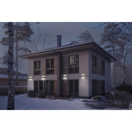Osram - LED dimmelhető napelemes fali lámpatest ENDURA STYLE LED/7,1W/4,2V 2000 mAh IP44 antracit